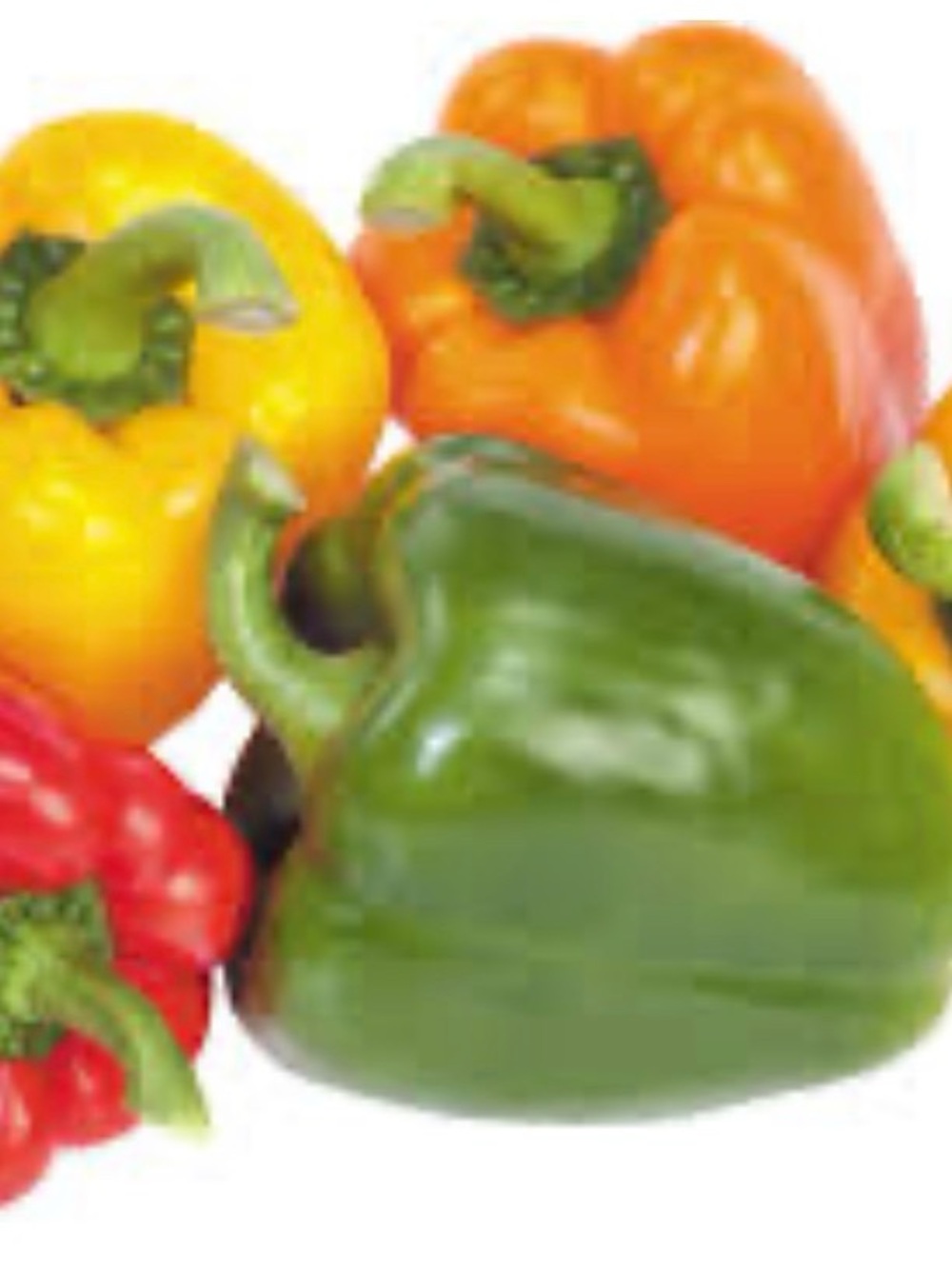 Assorted Bell Peppers Party Decorations - Green, Yellow, Orange, Red